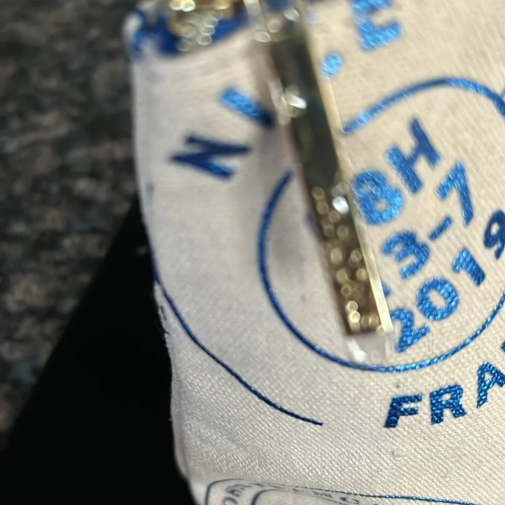 LANCÔME PARIS CANVAS COSMETIC BAG NEW